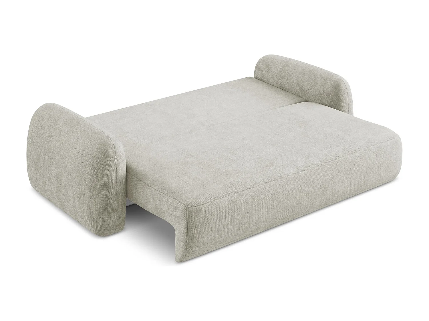 3-Sitzer Sofa mit Schlaffunktion - Chenille - Perle - HALE