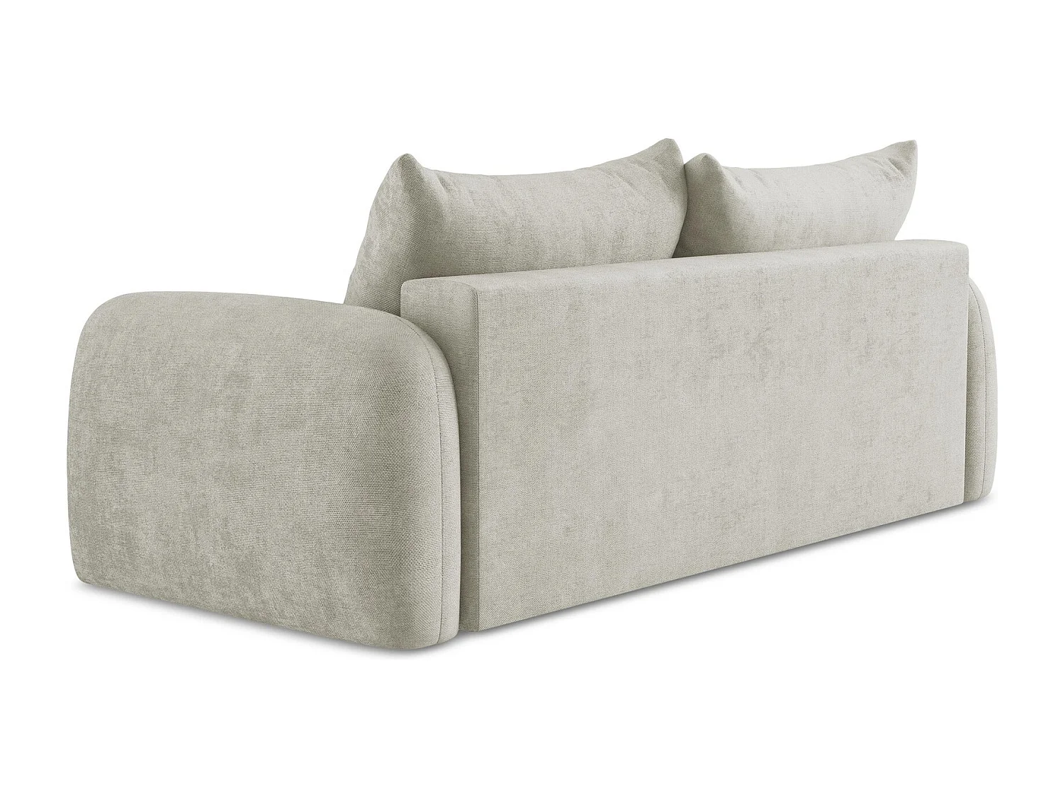 3-Sitzer Sofa mit Schlaffunktion - Chenille - Perle - HALE
