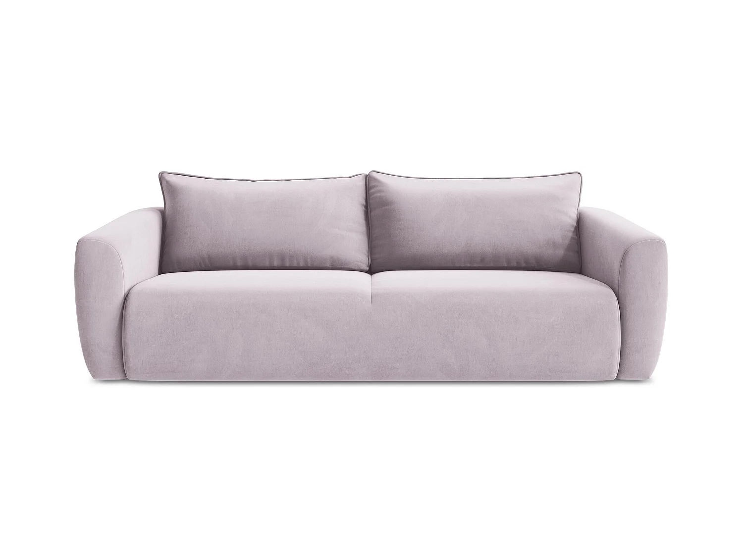 Canapé 3 places convertible en velours - lavande - GUAVA