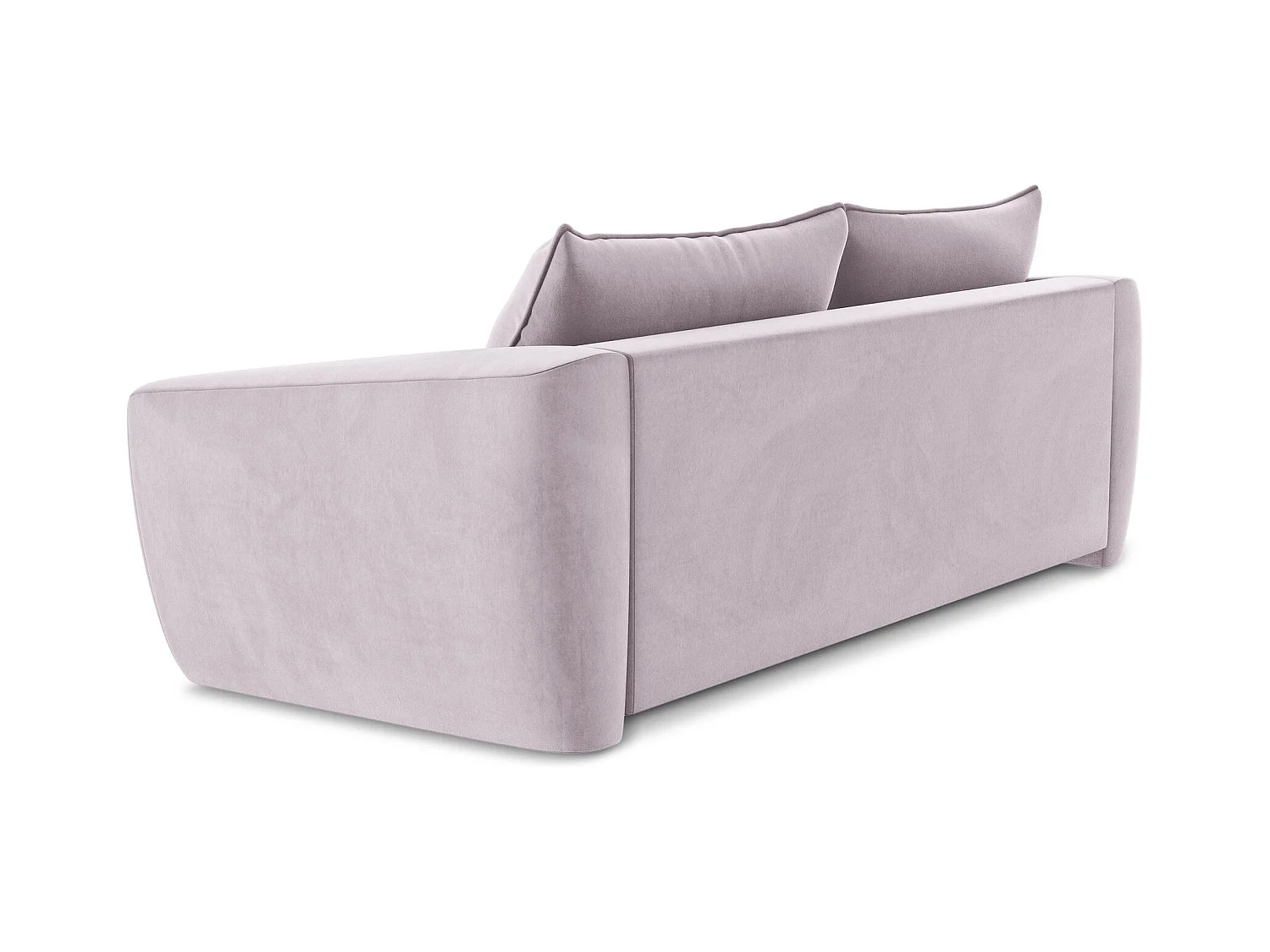 Canapé 3 places convertible en velours - lavande - GUAVA
