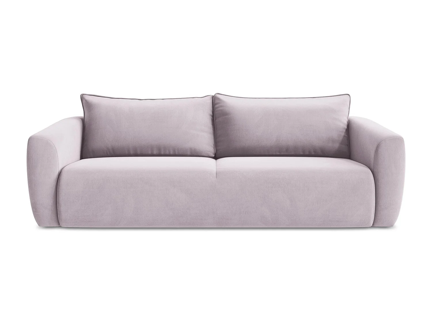 Canapé 3 places convertible en velours - lavande - GUAVA