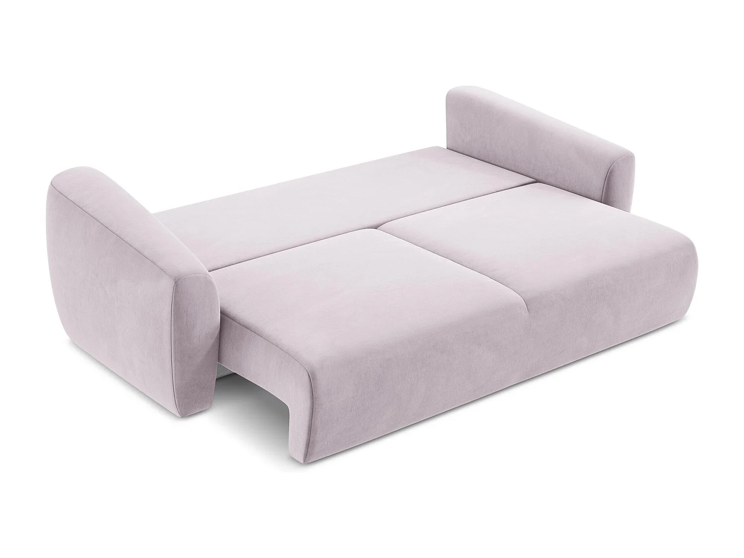 Canapé 3 places convertible en velours - lavande - GUAVA