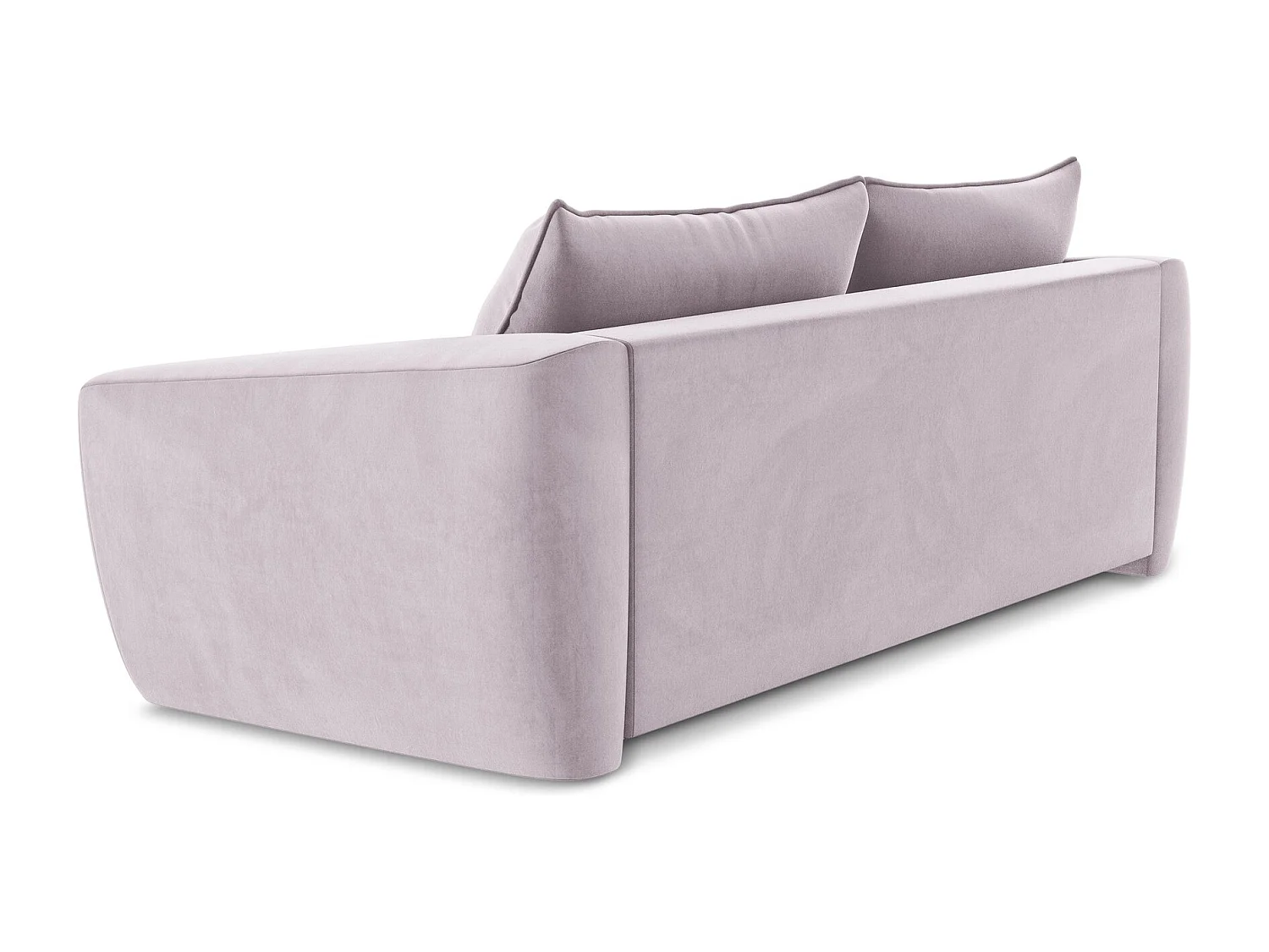 Canapé 3 places convertible en velours - lavande - GUAVA