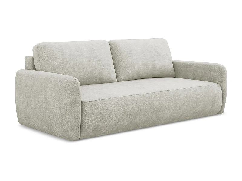 3-Sitzer Sofa mit Schlaffunktion - Chenille - Perle - LILO