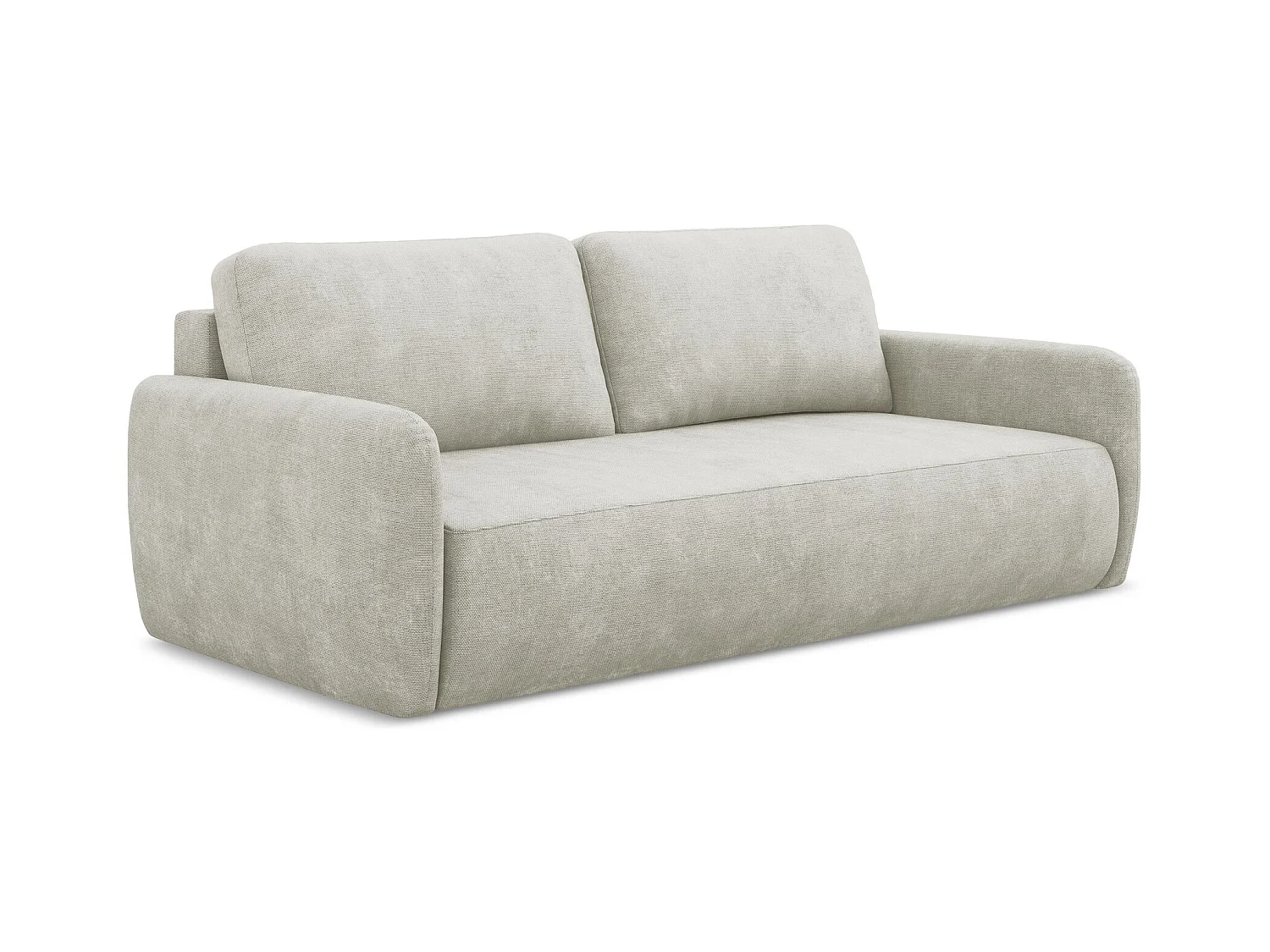 3-Sitzer Sofa mit Schlaffunktion - Chenille - Perle - LILO