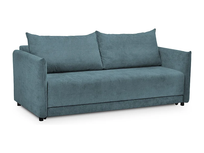 3-Sitzer Sofa mit Schlaffunktion - Chenille - Jeans - PIKO