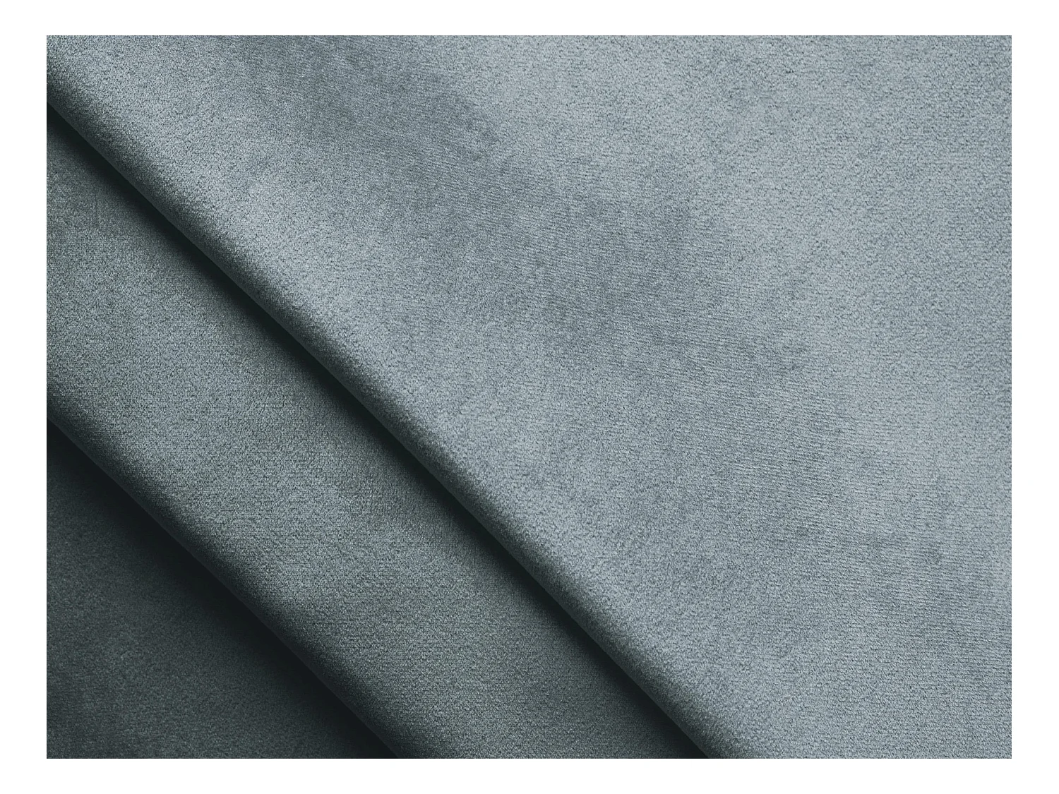 Canapé d'angle droit convertible en velours - bleu clair - GUAVA