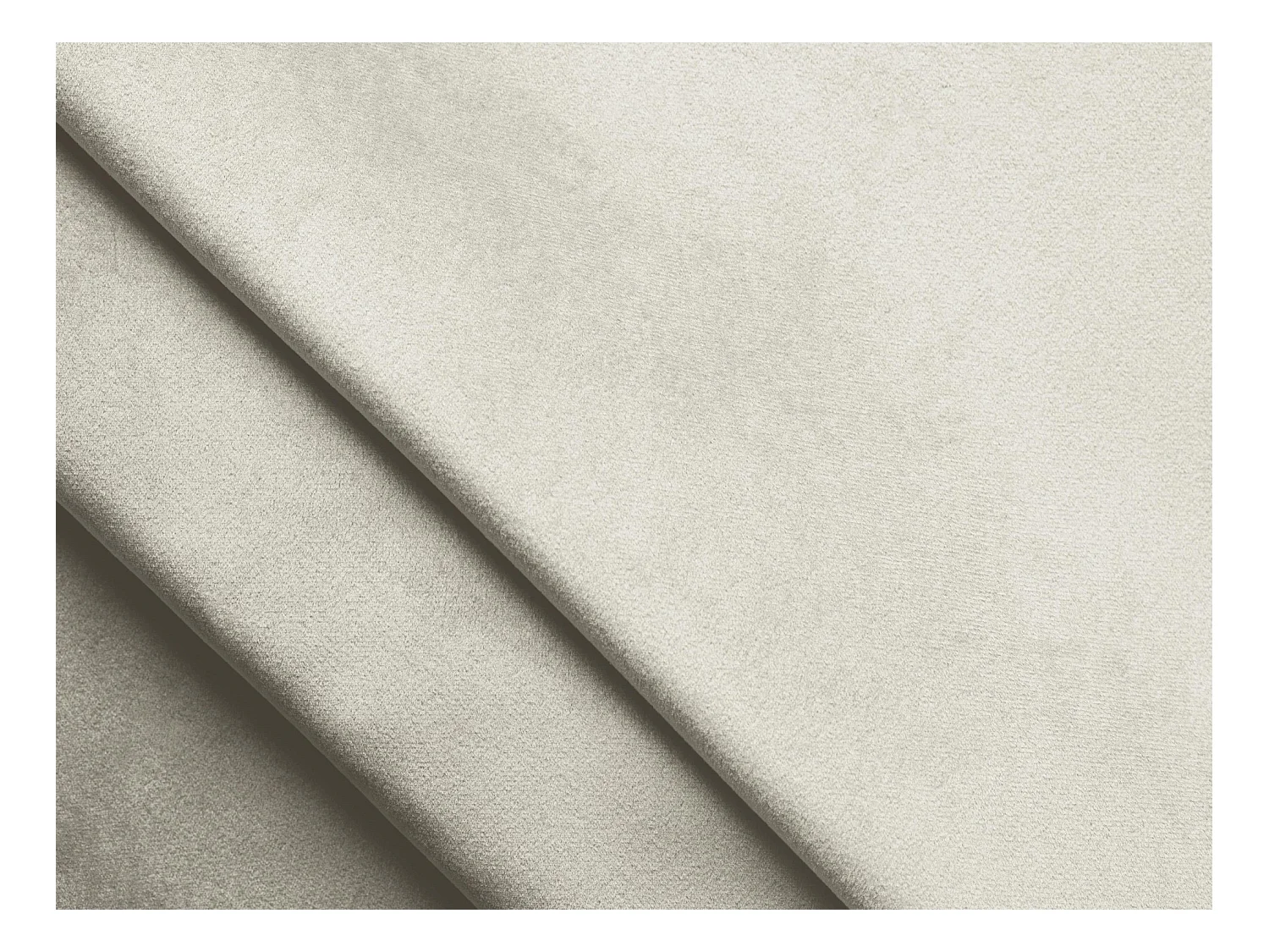 Canapé d’angle 3 places gauche convertible en velours - beige clair - GUAVA