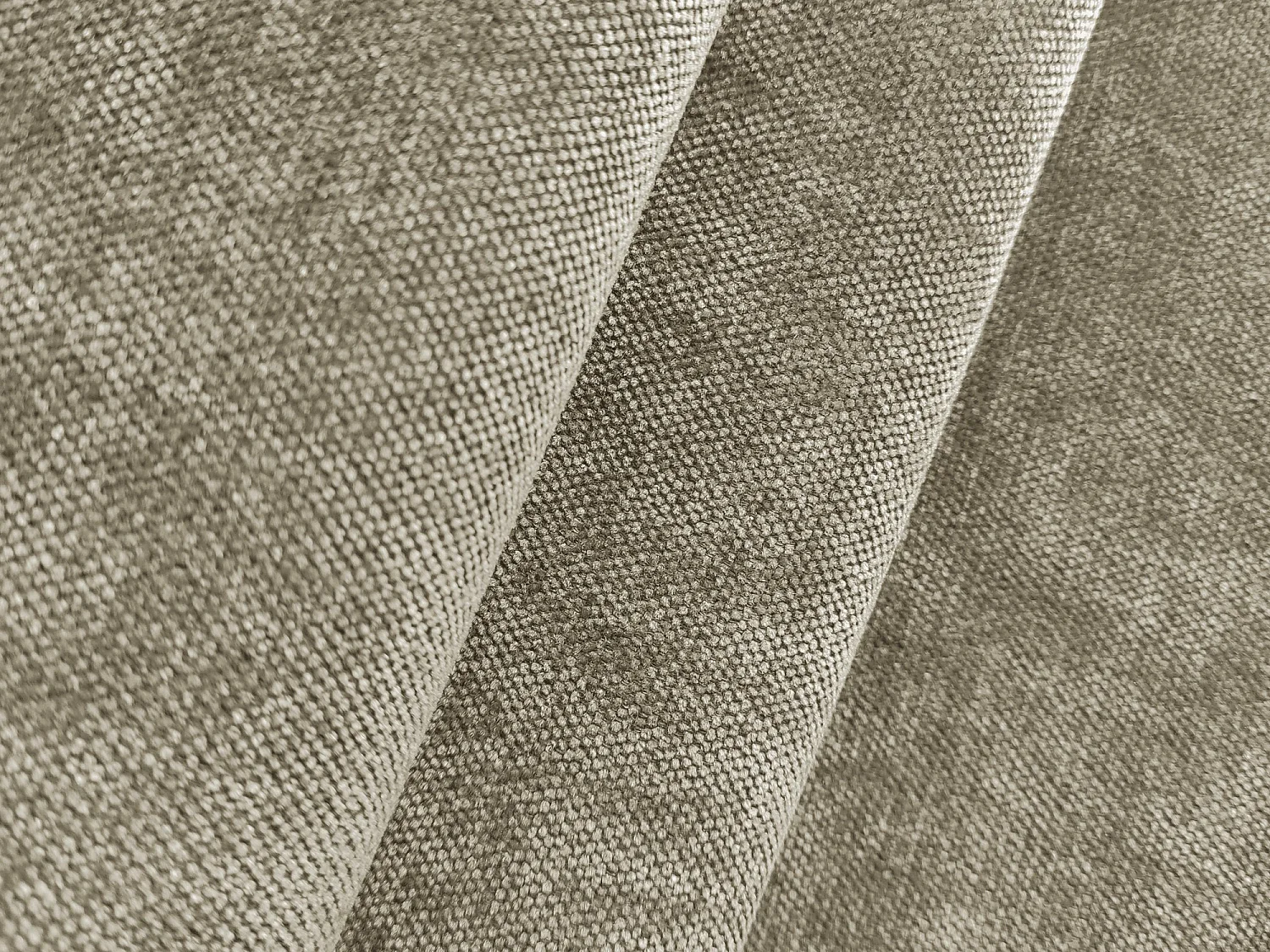 Canapé d'angle droit convertible en tissu chenille - beige - LOHI