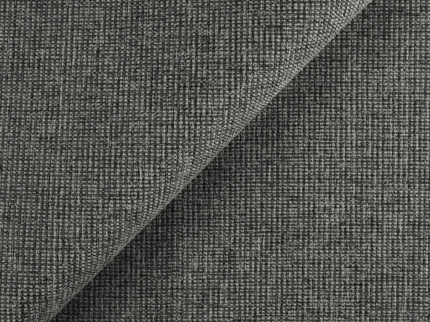 Canapé 3 places convertible en tissu texturé - gris - LILO