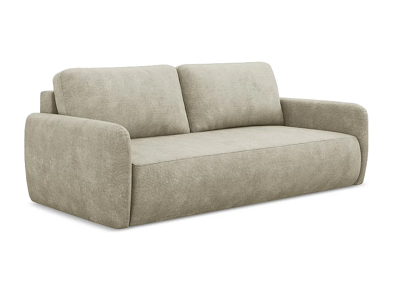 3-Sitzer Sofa mit Schlaffunktion - Chenille - Beige - LILO