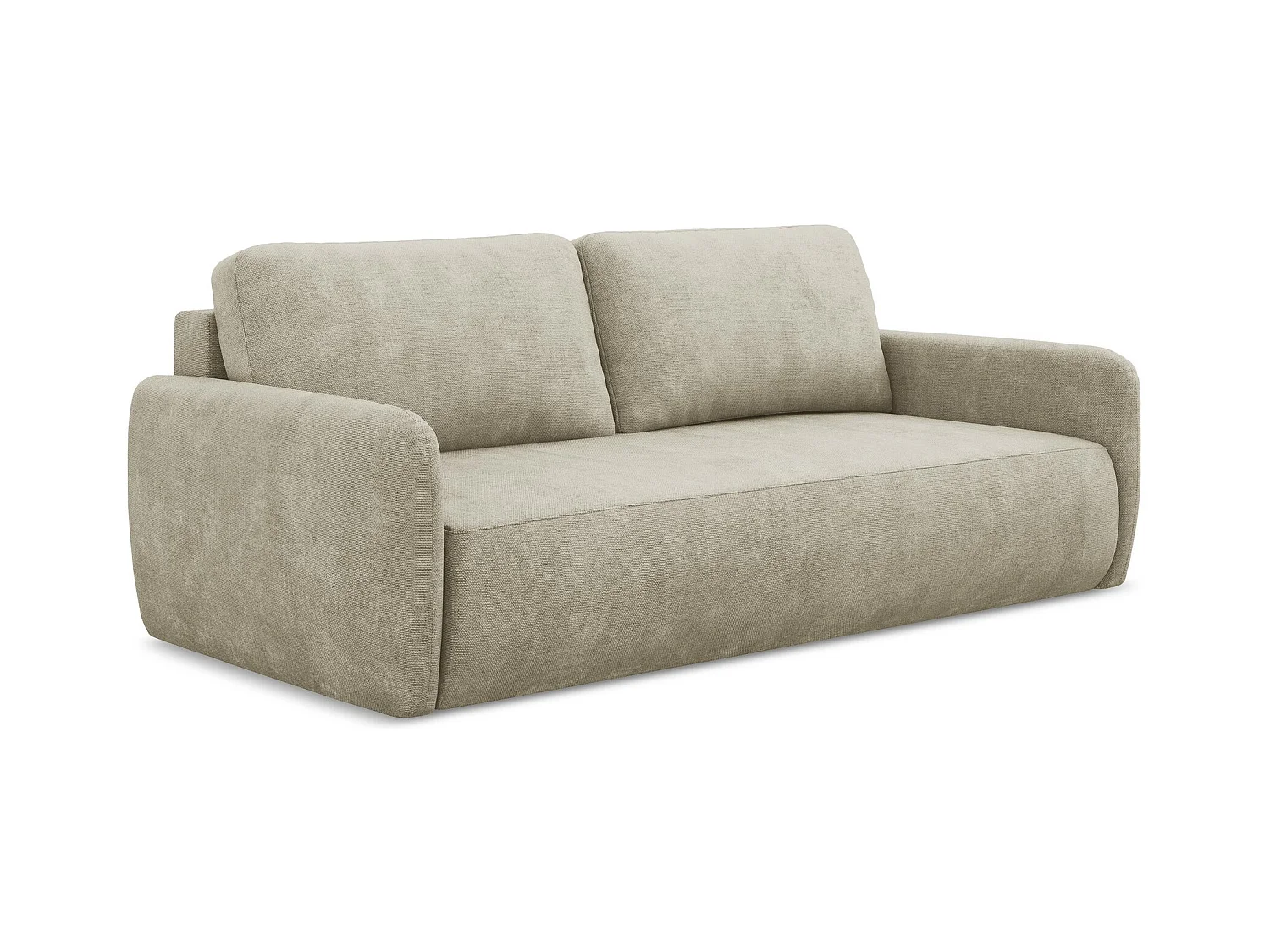 3-Sitzer Sofa mit Schlaffunktion - Chenille - Beige - LILO
