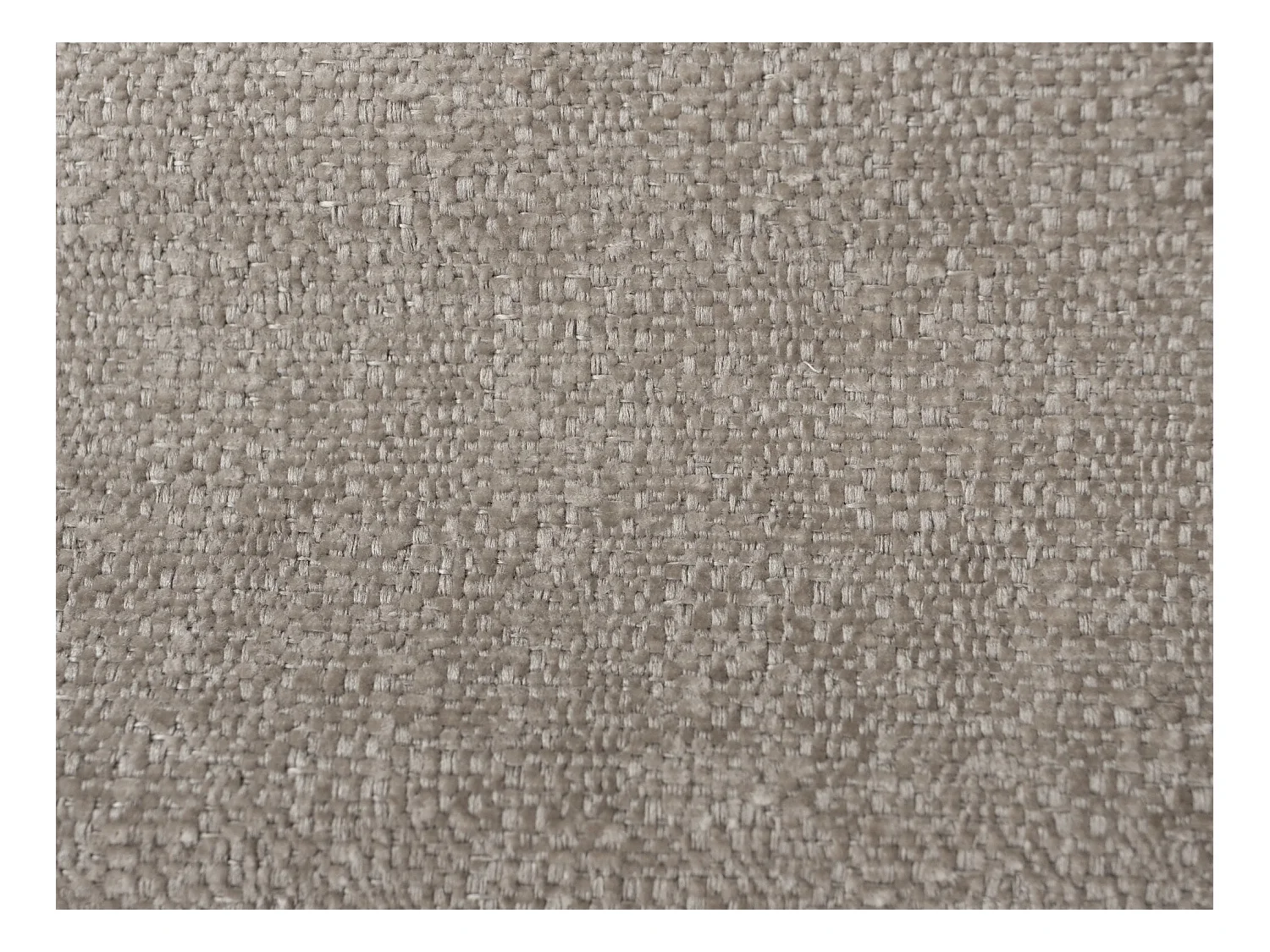 Canapé 3 places en tissu chenille - beige foncé - NANA