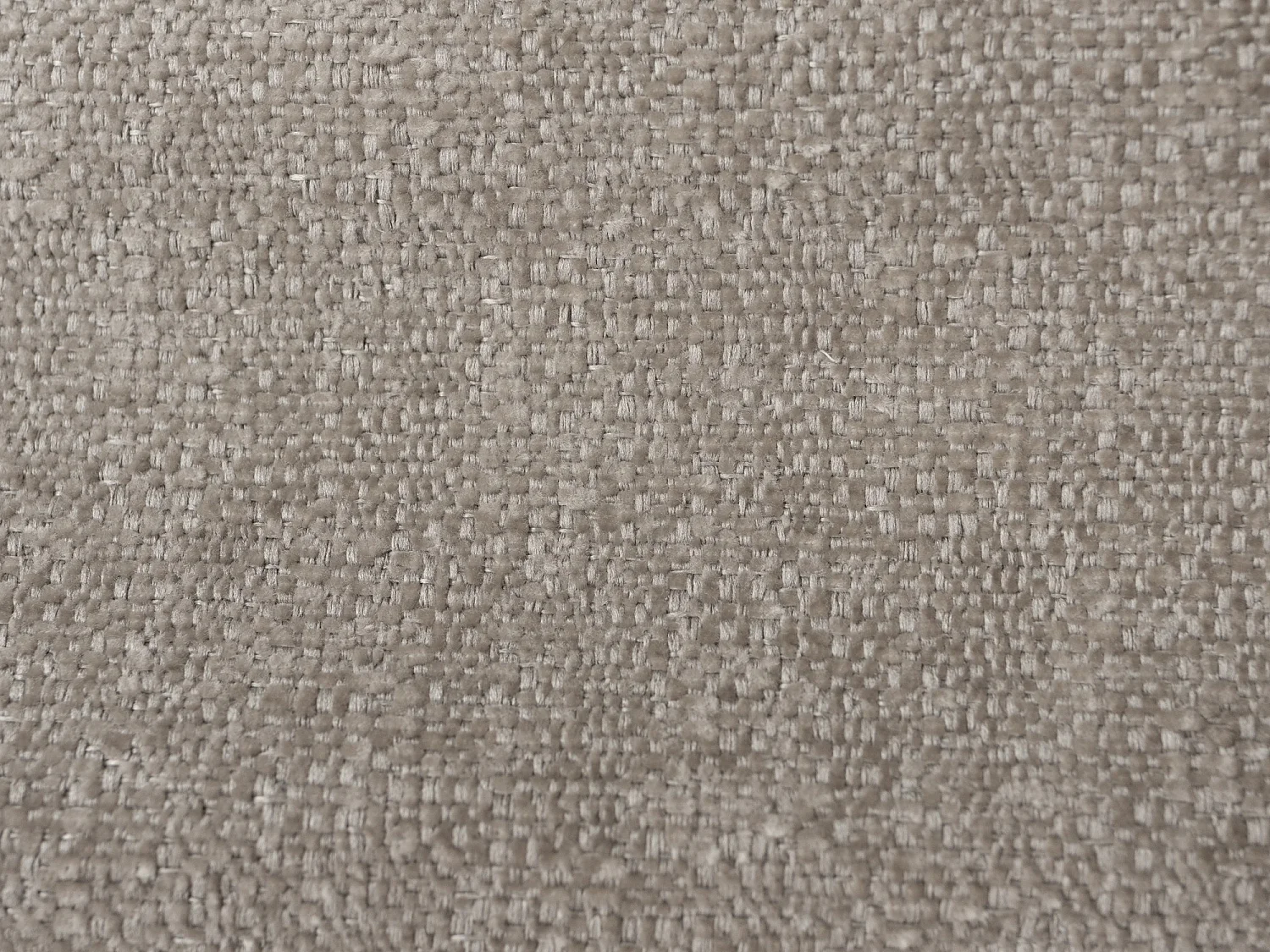 Canapé 3 places en tissu chenille - beige foncé - NANA