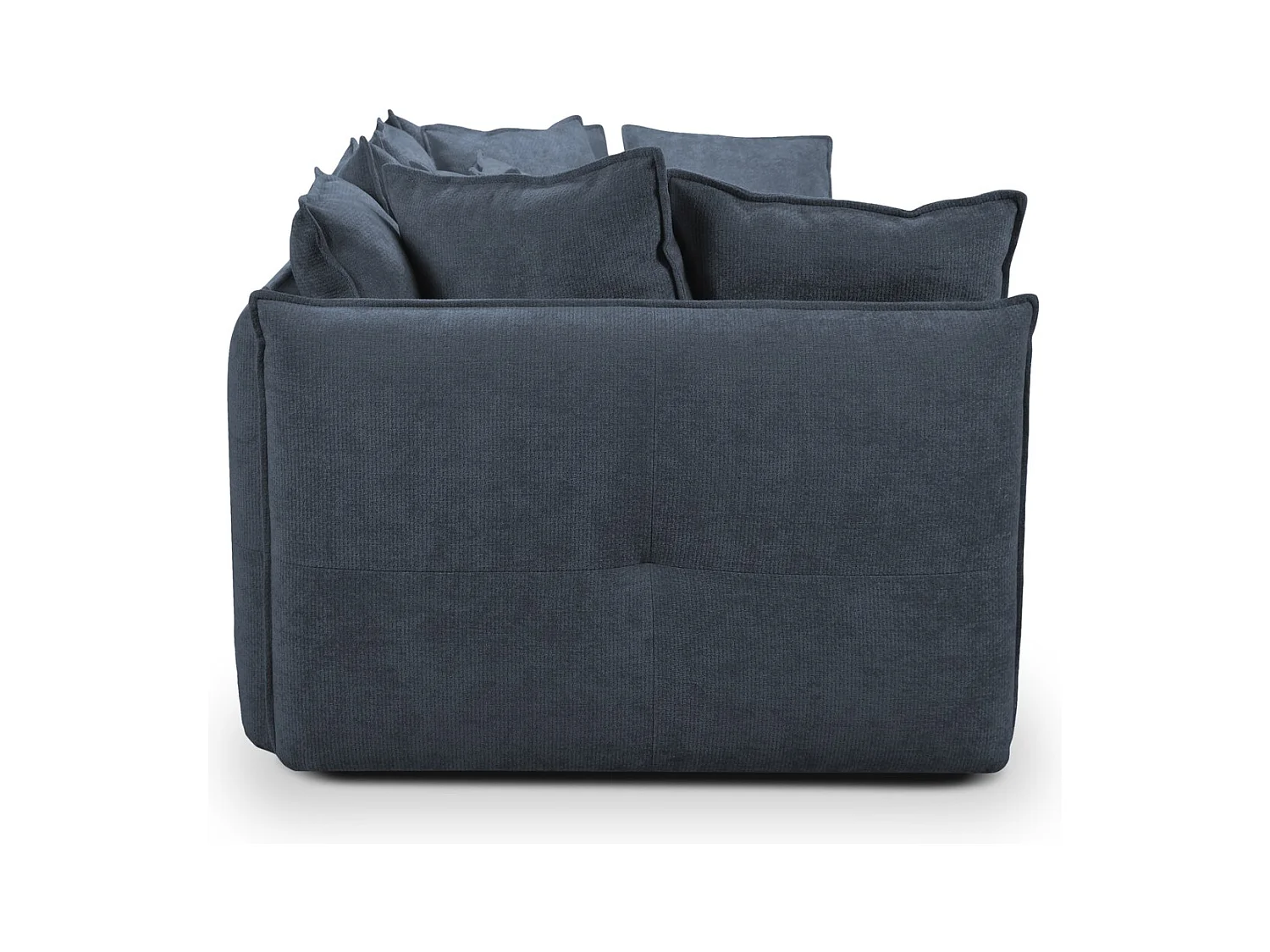 Canapé 3 places en tissu chenille - jeans - NANA