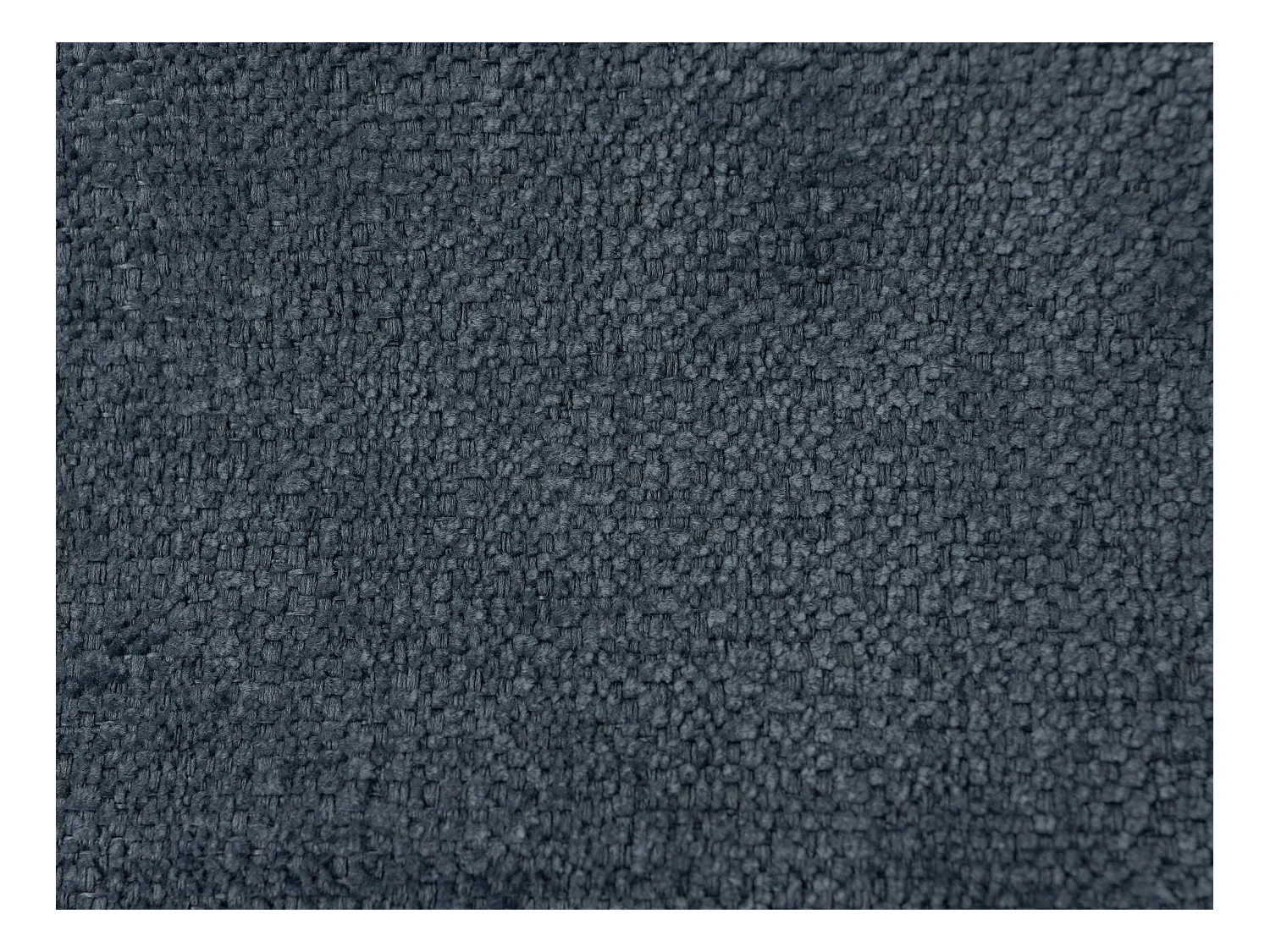 Canapé 3 places en tissu chenille - jeans - NANA