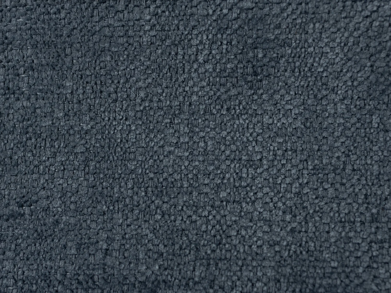 Canapé 3 places en tissu chenille - jeans - NANA