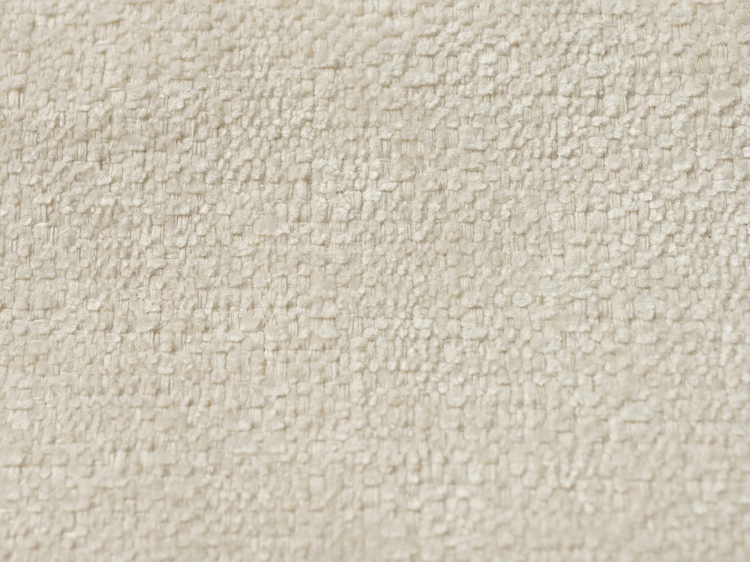 Canapé 3 places en tissu chenille - beige clair - NANA