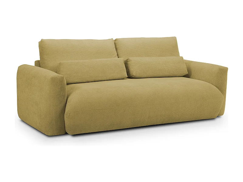 3-Sitzer Sofa - Chenille - Limettengrün - MIKI