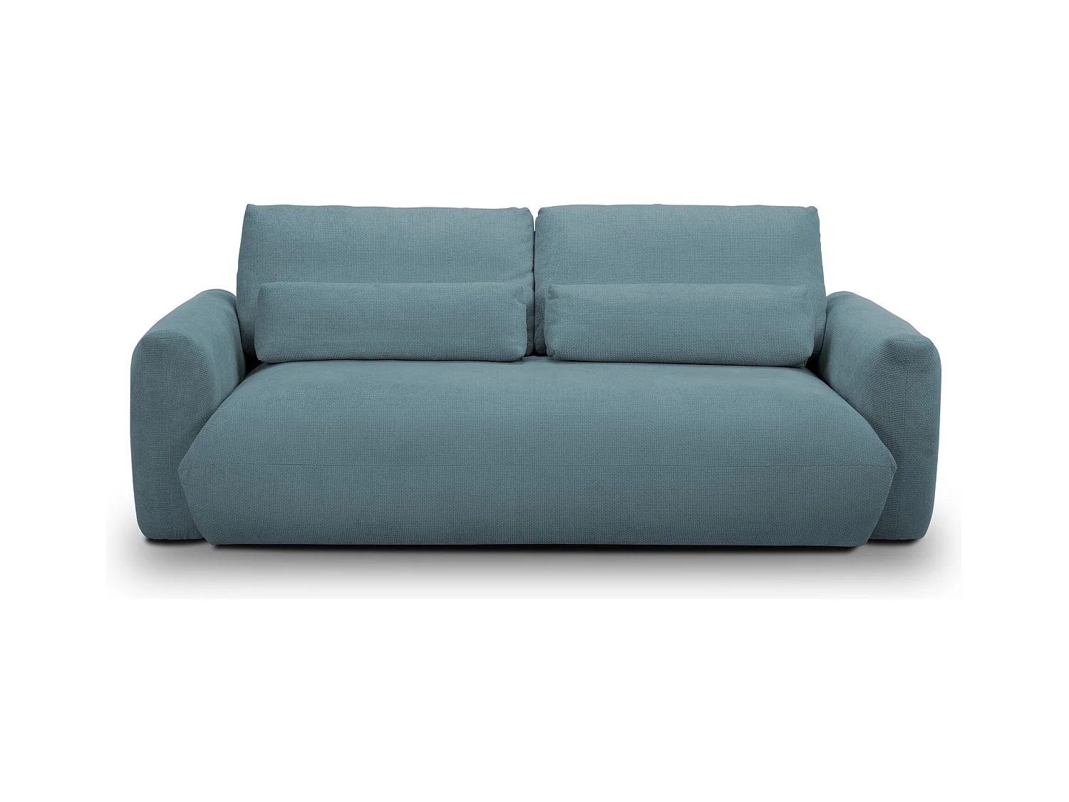 Canapé 3 places en tissu chenille - jeans - MIKI