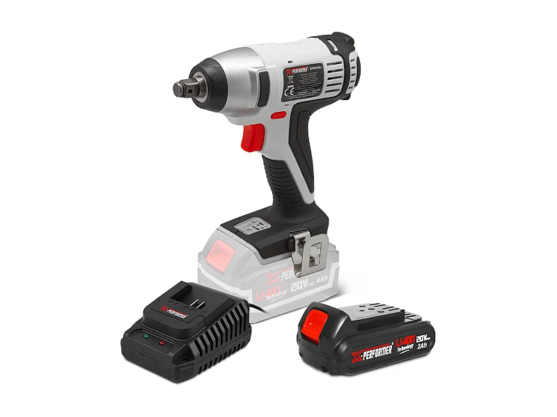 Draadloze slagschroevendraaier 20V X-Performer - 180 Nm - met 2Ah batterij en 1H snellader