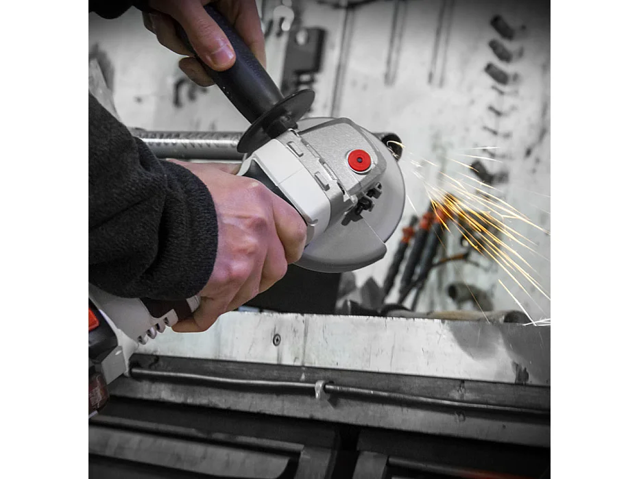 Draadloze haakse slijper X-Performer 20V, schijf 115 mm, met batterij 2Ah en snellader 1H