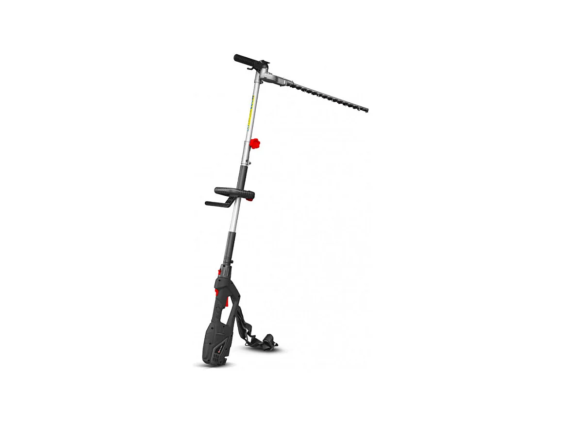 Taille-haies électrique sur perche 900 W avec tête orientable Elem Garden Technic - Longueur max 199 cm, lame 506 mm