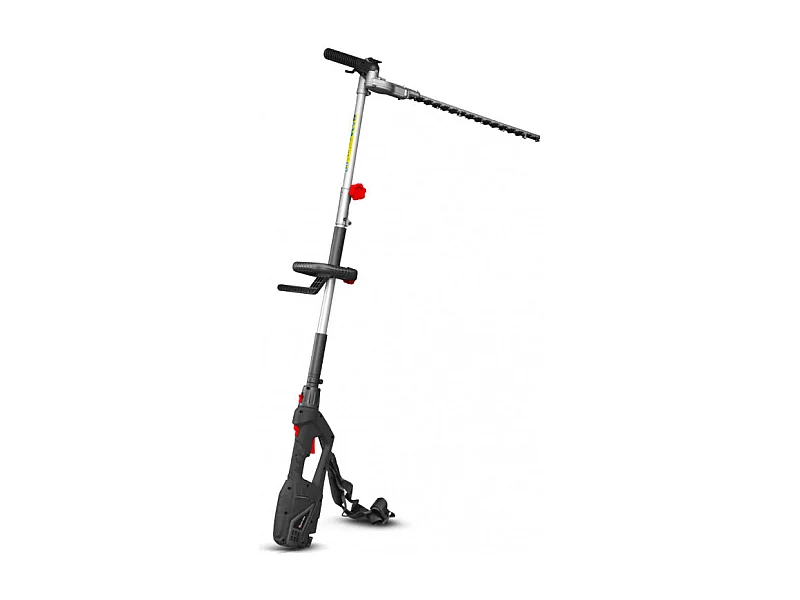 Taille-haies électrique sur perche 900 W avec tête orientable Elem Garden Technic - Longueur max 199 cm, lame 506 mm