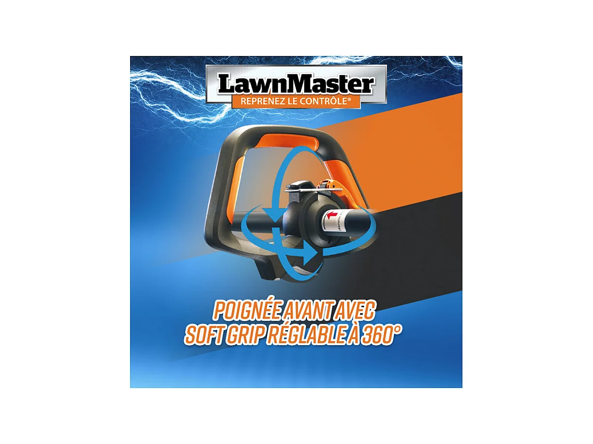 Coupe-bordure Thermique 26 cm³ Démarrage Électrique - Lawn Master