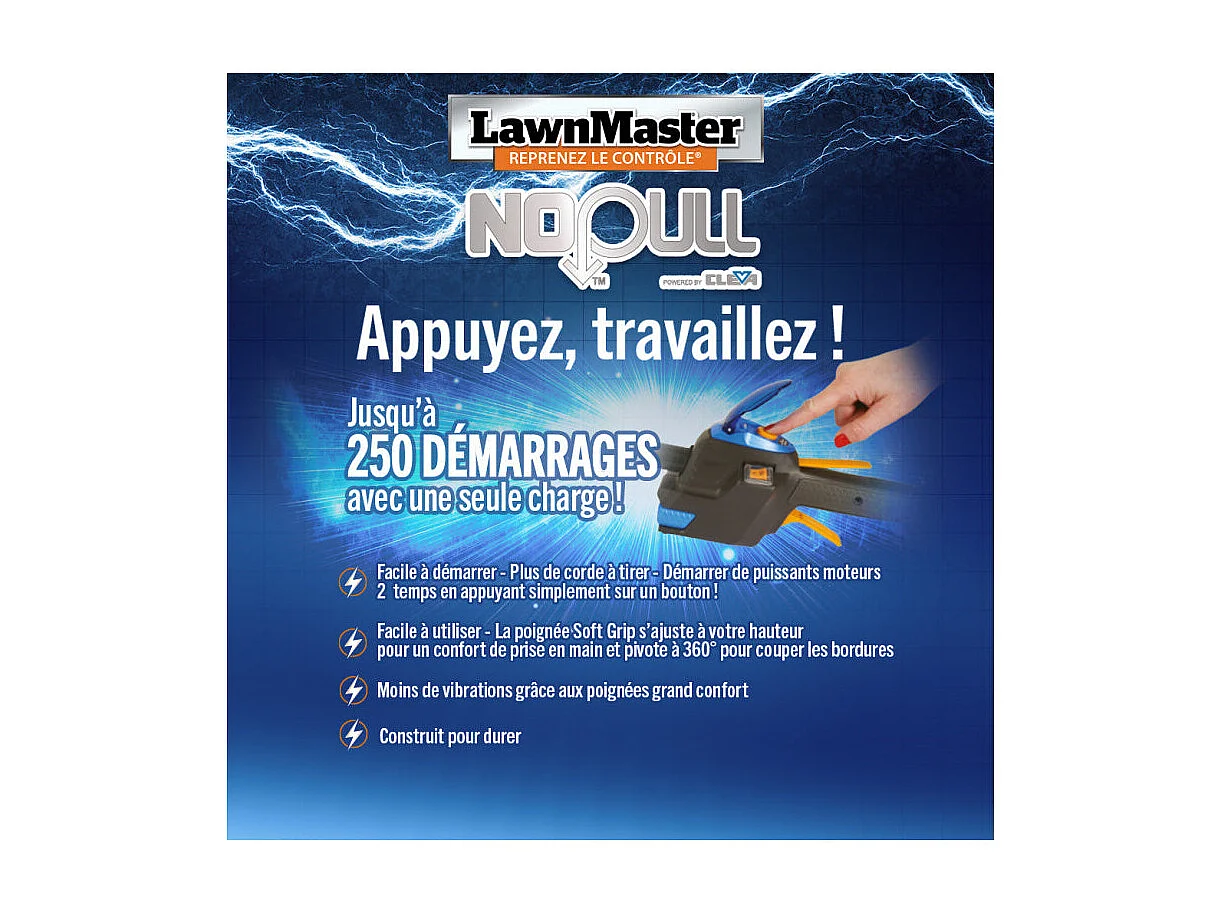 Coupe-bordure Thermique 26 cm³ Démarrage Électrique - Lawn Master
