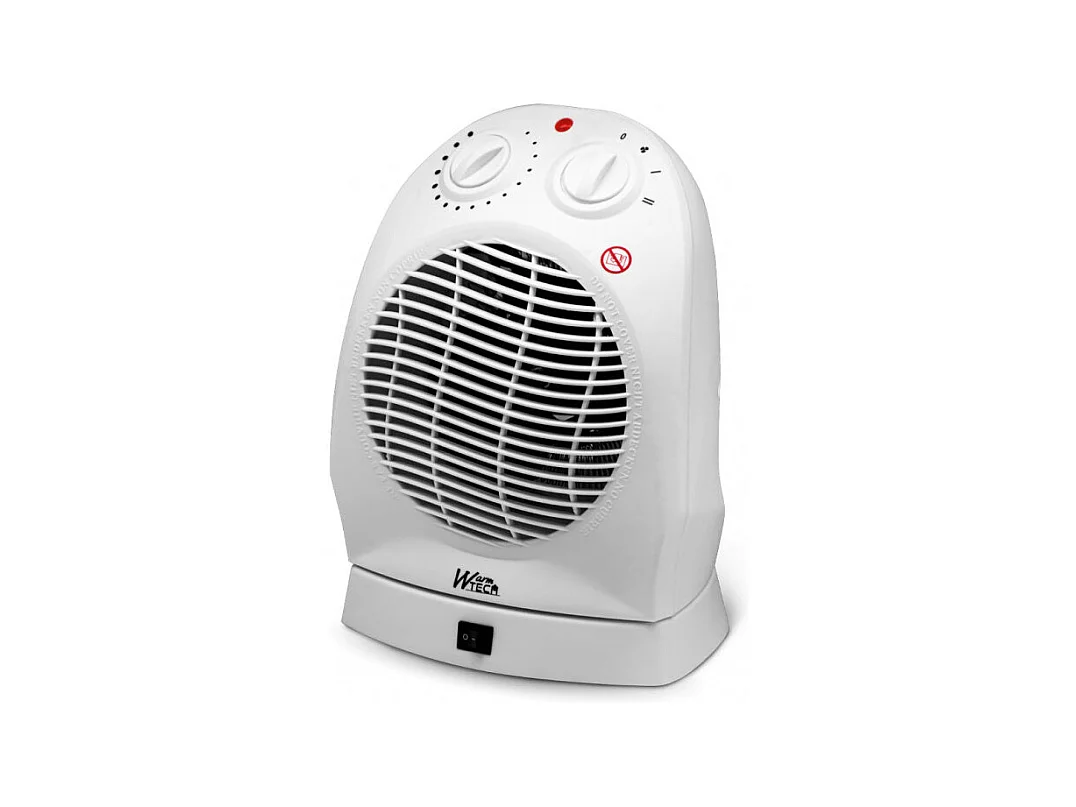 Radiateur soufflant Warm Tech 2000 W oscillant avec thermostat