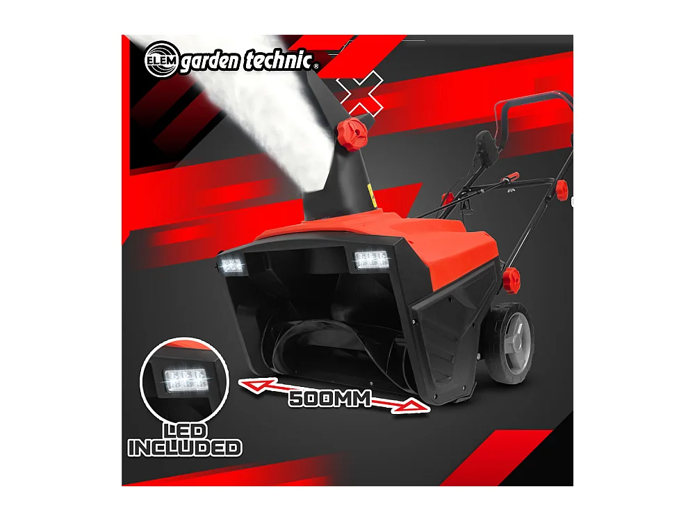 Déneigeuse électrique 2300 W - 50 cm - Elem Garden Technic