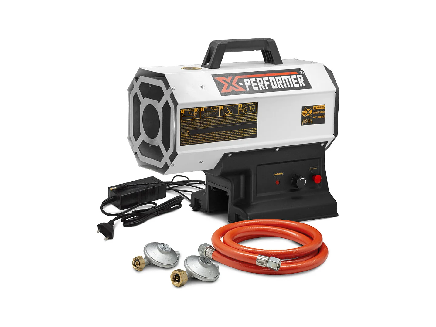 Canon à chaleur au gaz hybride X-Performer 20V/230V – 9 à 20 kW – sans batterie