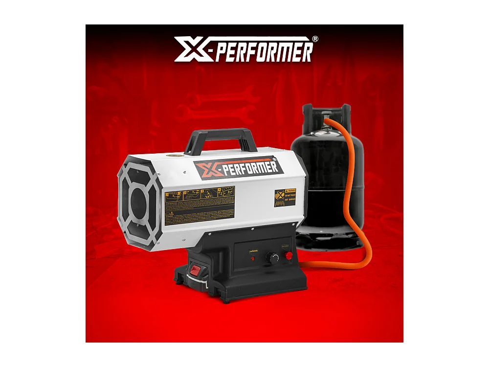 Canon à chaleur au gaz hybride X-Performer 20V/230V – 9 à 20 kW – sans batterie