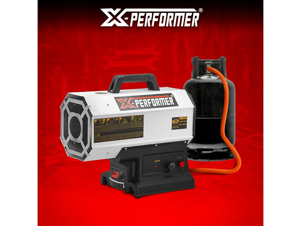 Canon à chaleur au gaz hybride X-Performer 20V/230V – 9 à 20 kW – sans batterie