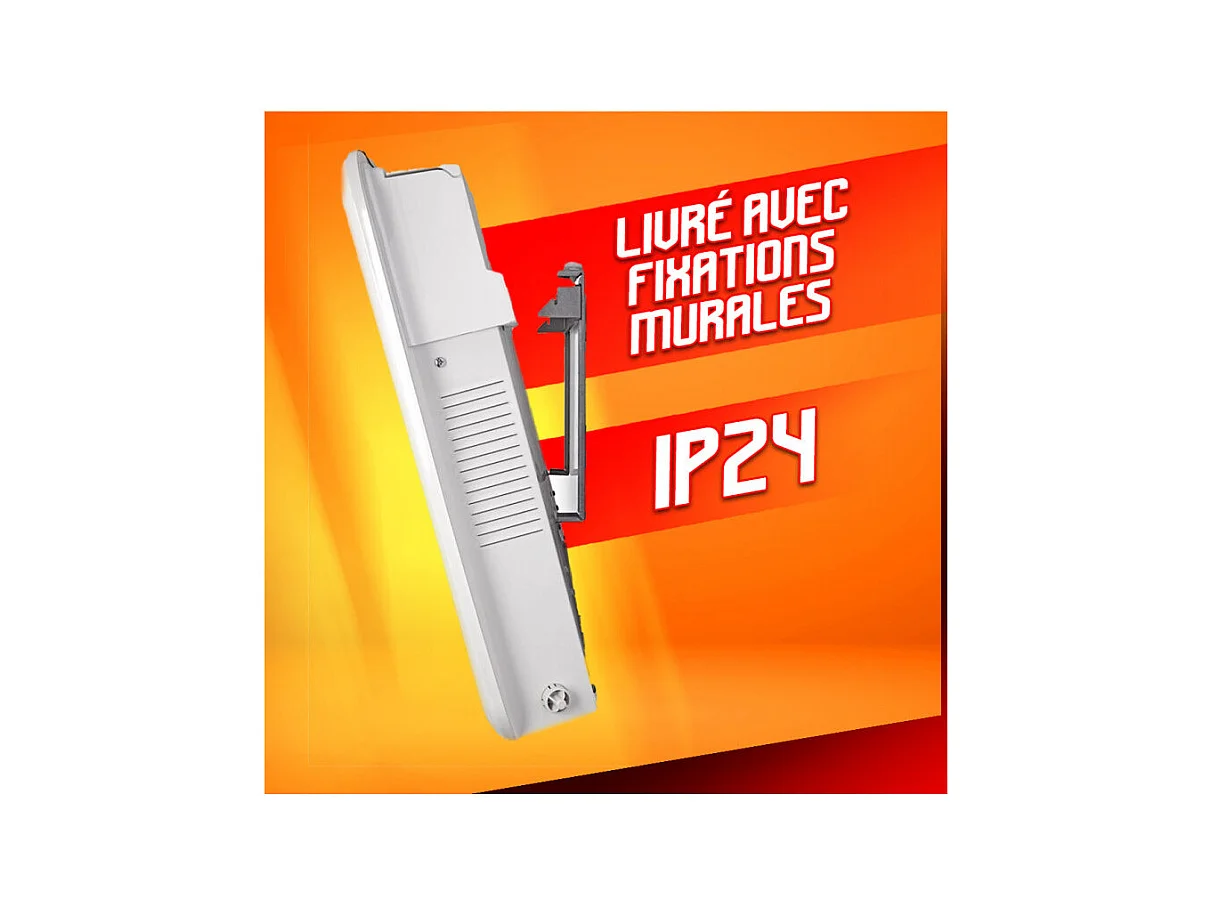 Convecteur mural Warm Tech 1500 W - 64,5 x 43 x 6,5 cm