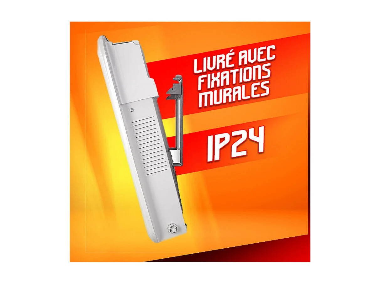 Convecteur mural Warm Tech 1500 W - 64,5 x 43 x 6,5 cm