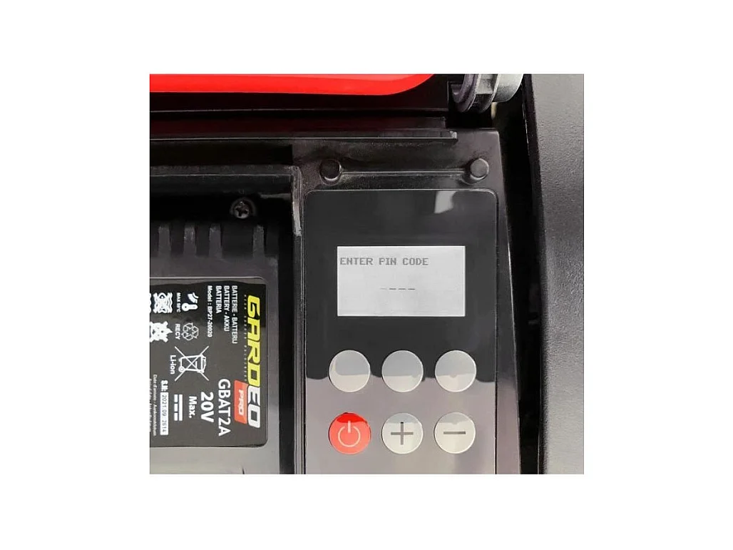 Robot tondeuse - GARDEO - GRO20V20WIFI-2A - 20 V - 20 cm - 800 m² - Wifi