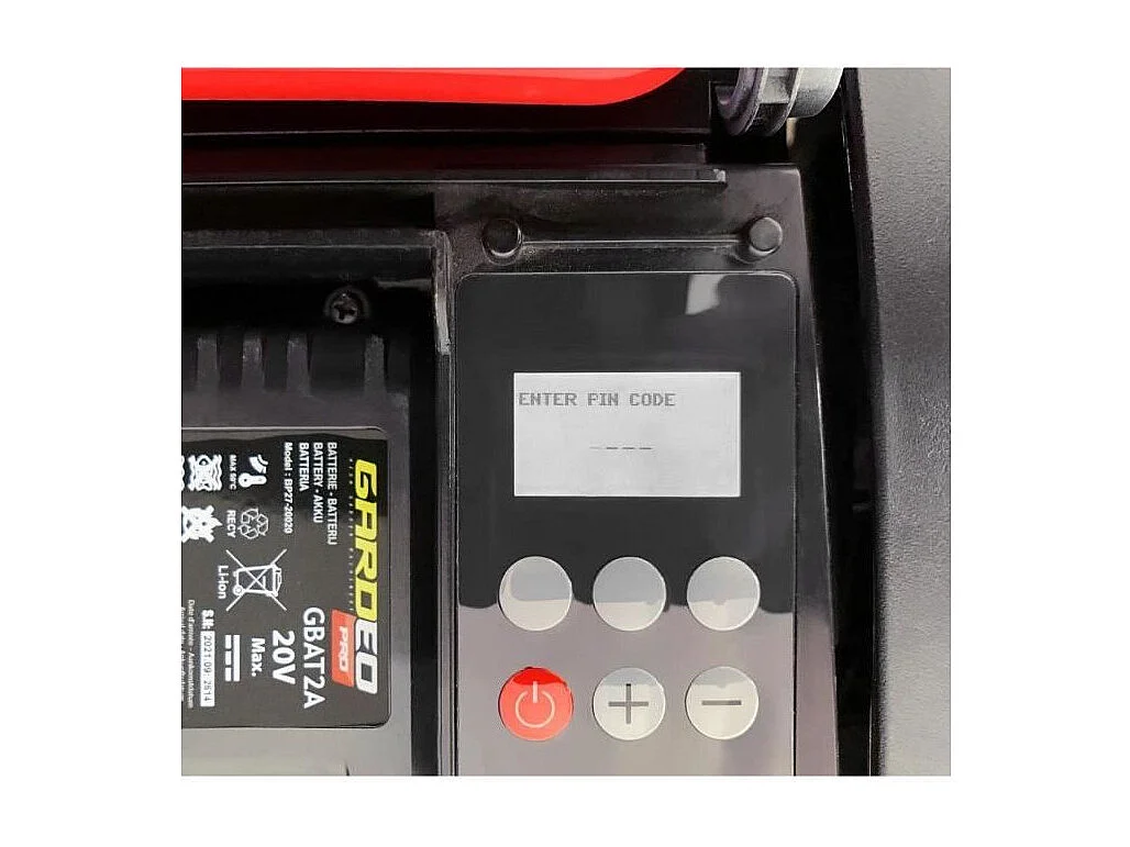 Robot tondeuse - GARDEO - GRO20V20WIFI-2A - 20 V - 20 cm - 800 m² - Wifi