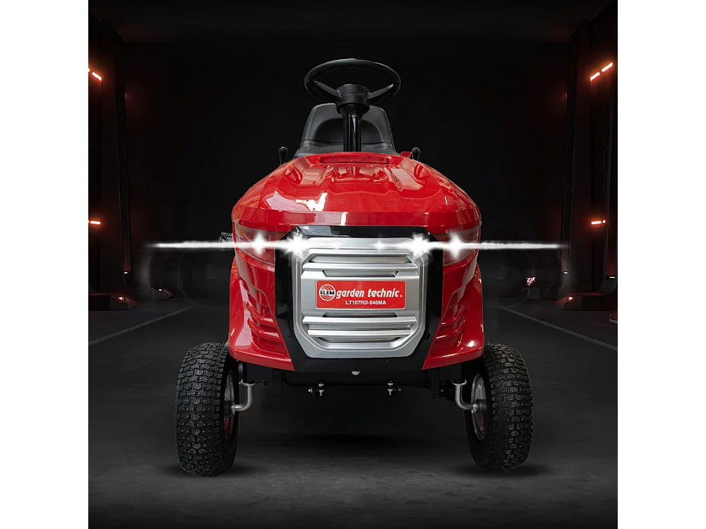 Tracteur tondeuse thermique Elem Garden Technic 546cc - Largeur de coupe 107 cm