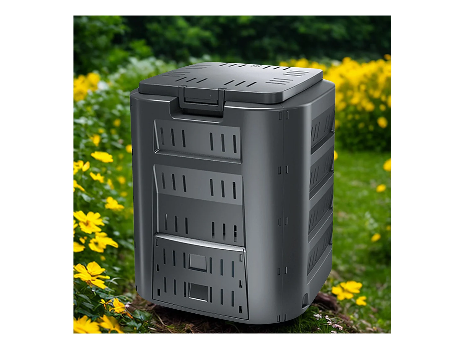 Composteur domestique 320L – Grand couvercle