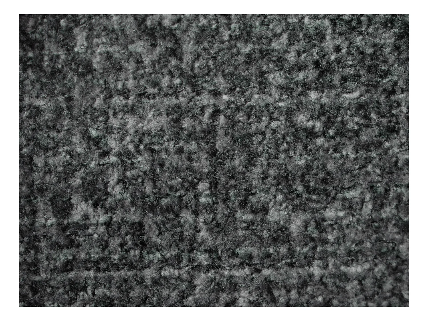 Lit rembourré avec rangement 248 x 224 - en Chenille - gris clair - MAKANA