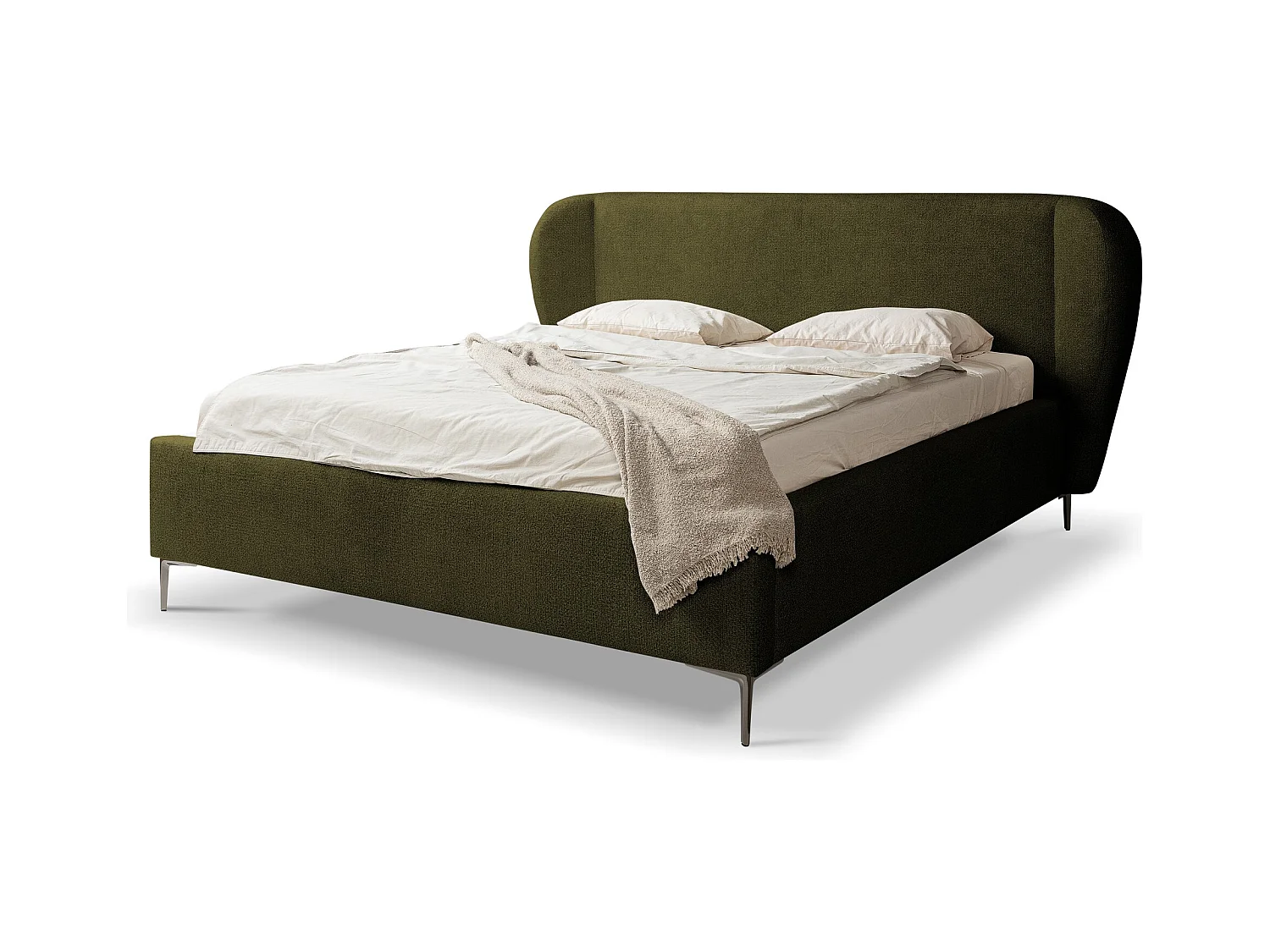 Bed met opbergruimte - 248 x 224 van Groente Chenille - MAKANA