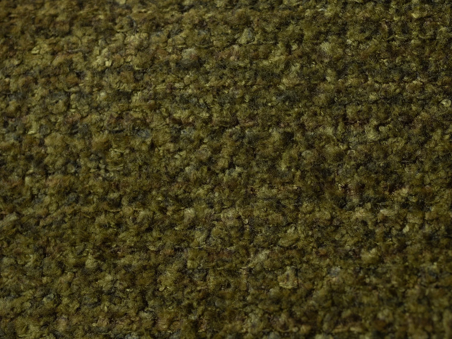 Lit rembourré avec rangement 248 x 224 - en Chenille - vert - MAKANA