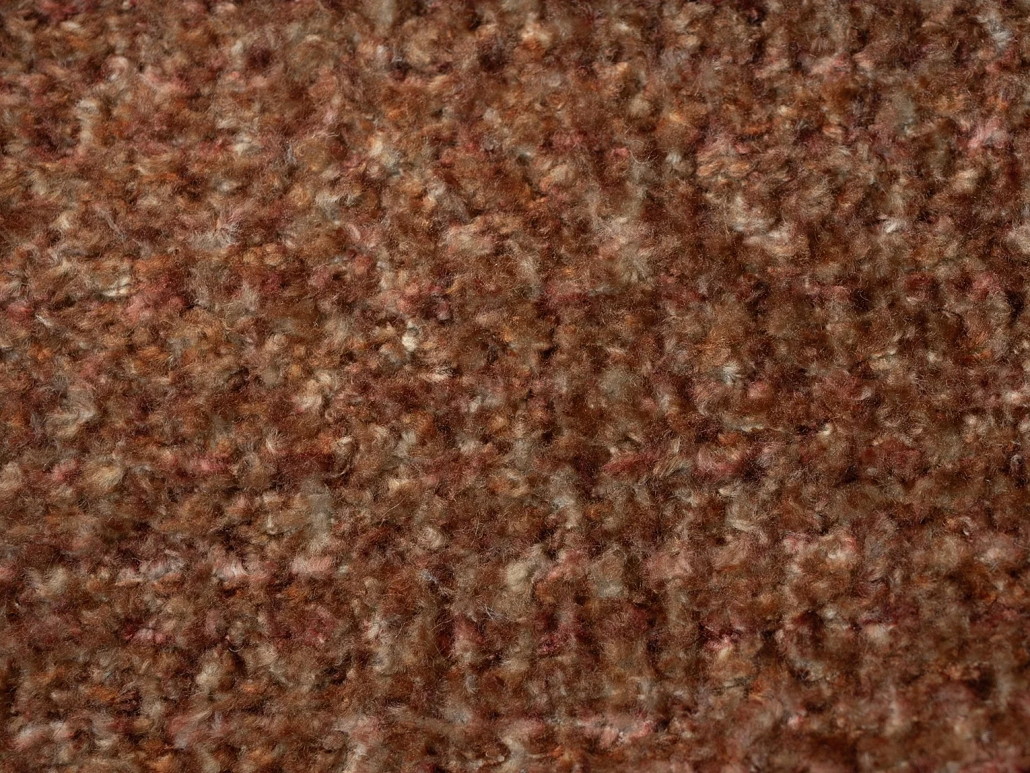 Lit rembourré avec rangement 228 x 224 - en Chenille - terre cuite - MAKANA