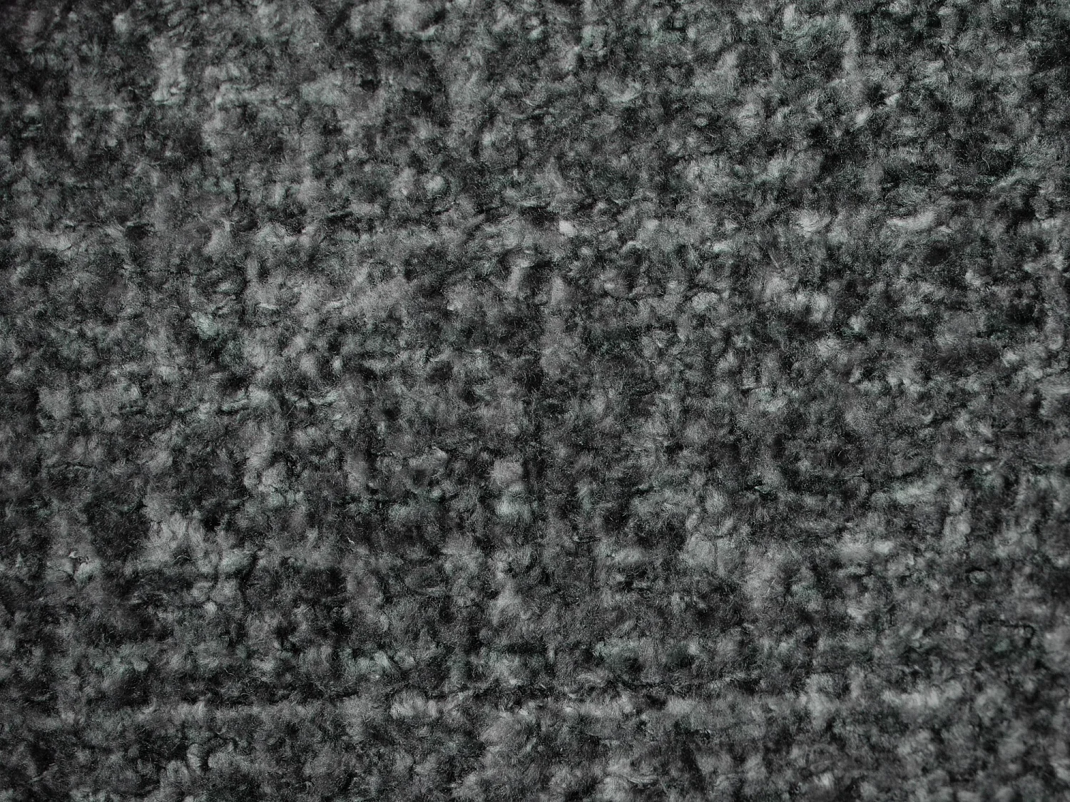 Lit rembourré avec rangement 228 x 224 - en Chenille - gris clair - MAKANA