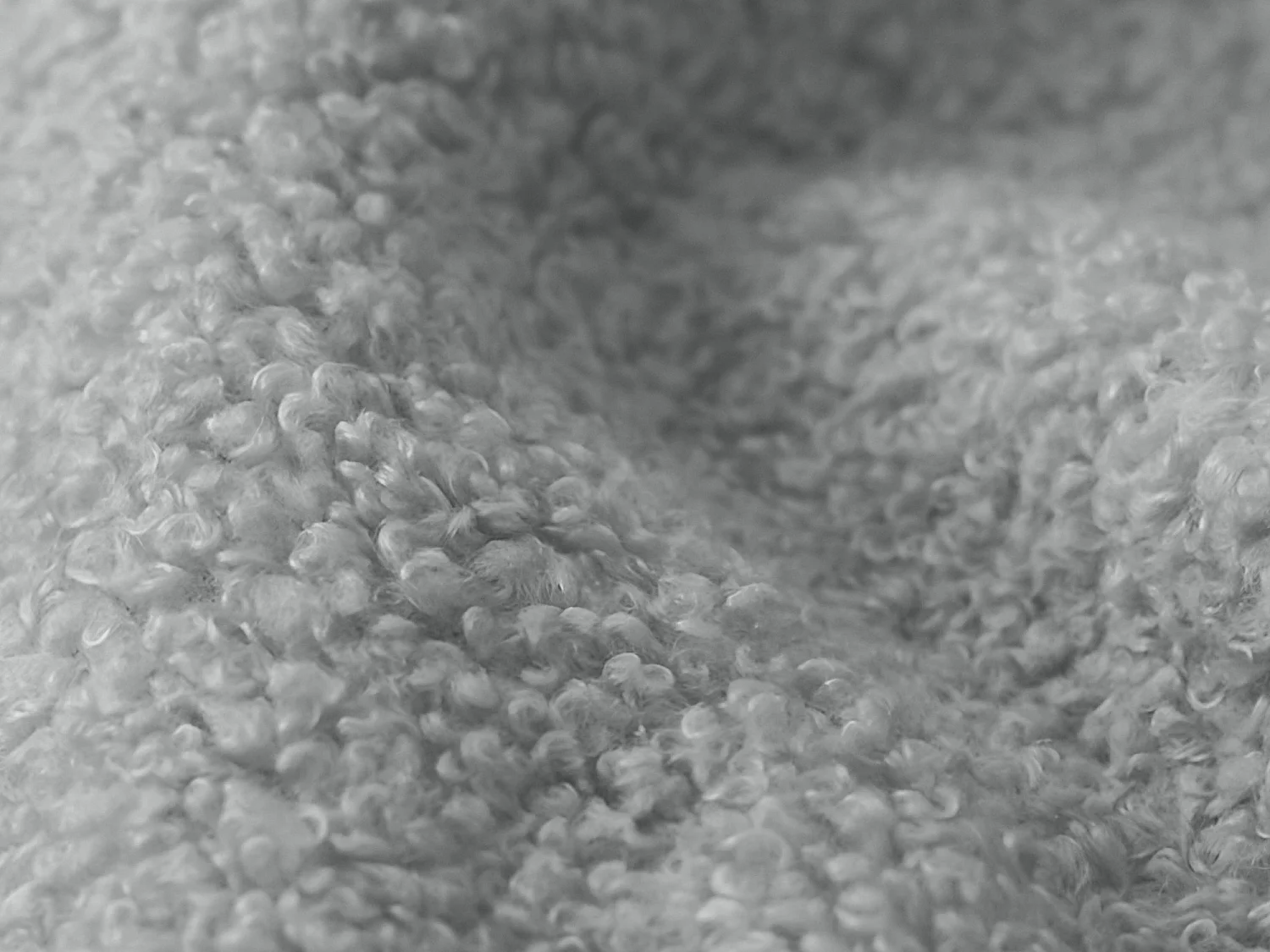 Lit rembourré avec rangement 177 x 223 - en Bouclé - gris clair - MAKAPU