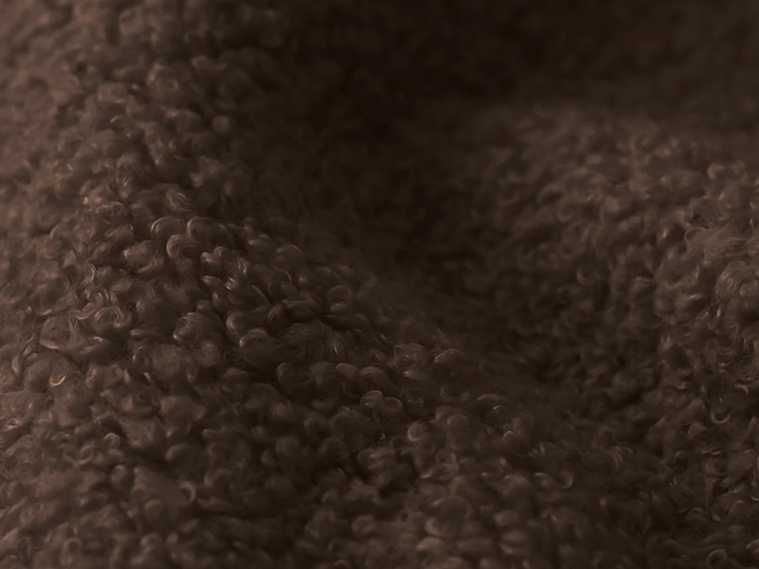 Lit rembourré avec rangement 197 x 223 - en Bouclé - taupe - MAKAPU