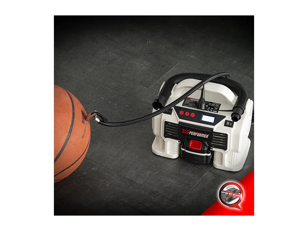 Compresseur rechargeable 20V – 11 bars – écran digital – LED – sans batterie – X-Performer