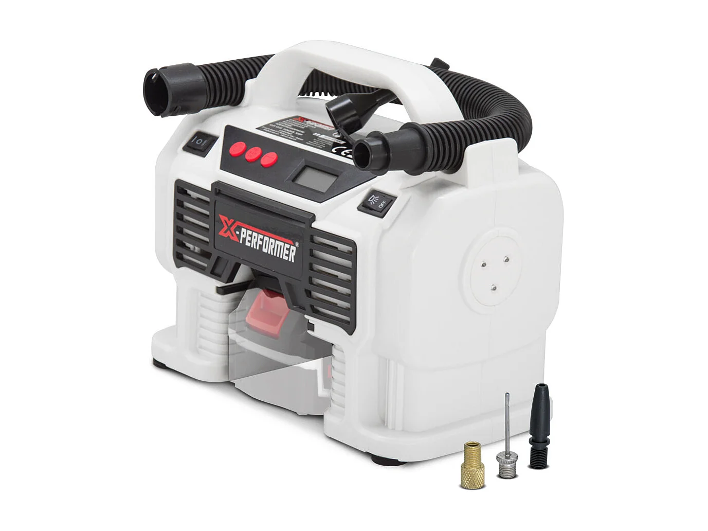 Compresseur rechargeable 20V – 11 bars – écran digital – LED – sans batterie – X-Performer